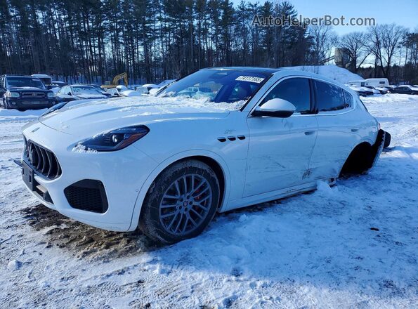 ZN6PMDAA8R7456610 2024 MASERATI GRECALE Белый Передняя левая четверть