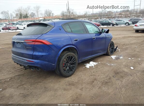 ZN6PMDBA3R7450499 2024 MASERATI GRECALE Синий Задняя правая четверть