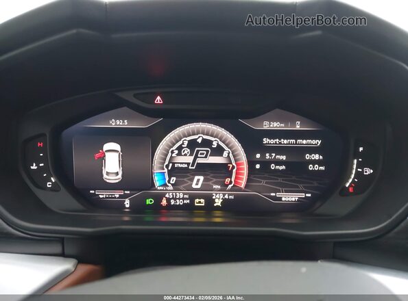 ZPBUA1ZL3KLA00926 2019 LAMBORGHINI URUS Синий Вид задних сидений