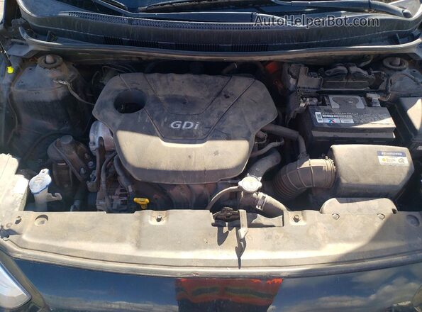 KMHCT5AE2HU312719 2017 HYUNDAI ACCENT Black უკანა სალონის ხედი