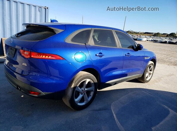 SADCJ2GX4JA236160 2018 JAGUAR F-PACE Синий Передняя правая четверть