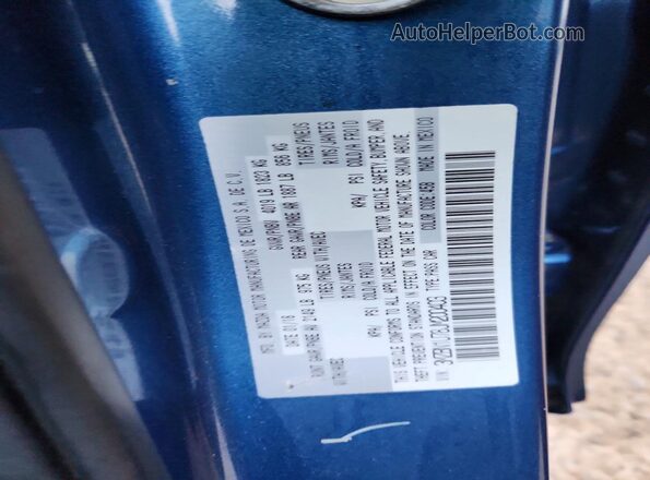 3MZBN1U78JM200403 2018 MAZDA 3 Синий Вид наклейки с VIN-кодом