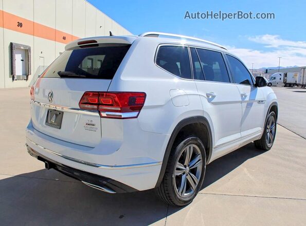 1V2XR2CAXKC604336 2019 VOLKSWAGEN ATLAS Белый Передняя правая четверть