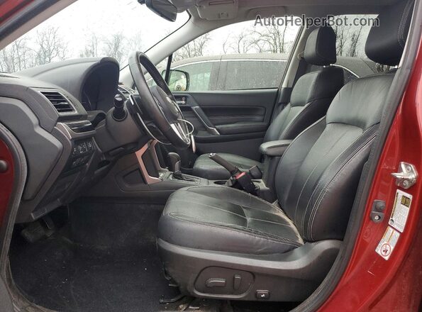 JF2SJGWC4HH467632 2017 SUBARU FORESTER2. Red Widok deski rozdzielczej