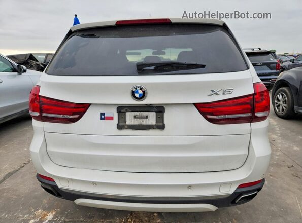 5UXKT0C38H0V97270 2017 BMW X5 Белый Вид салона спереди