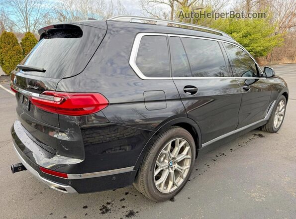 5UXCW2C07L9B99326 2020 BMW X7 Black Przód prawy
