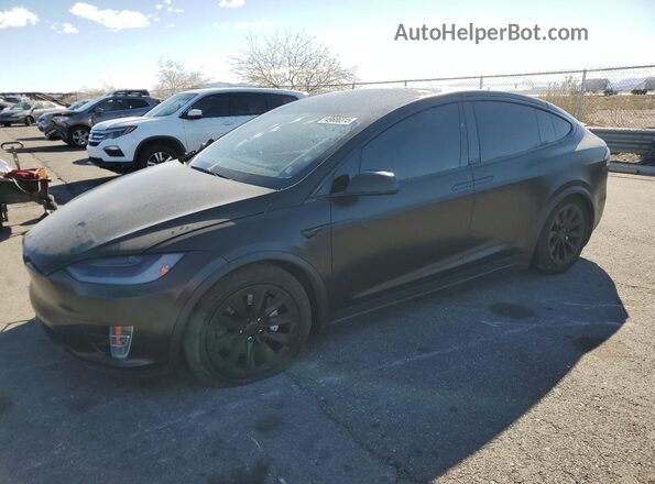 5YJXCAE21KF162987 2019 TESLA MODEL X Серый Задняя левая четверть