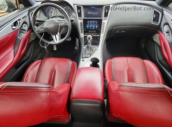 JN1FV7EL0HM701961 2017 INFINITI Q60 Черный Вид щитка приборов