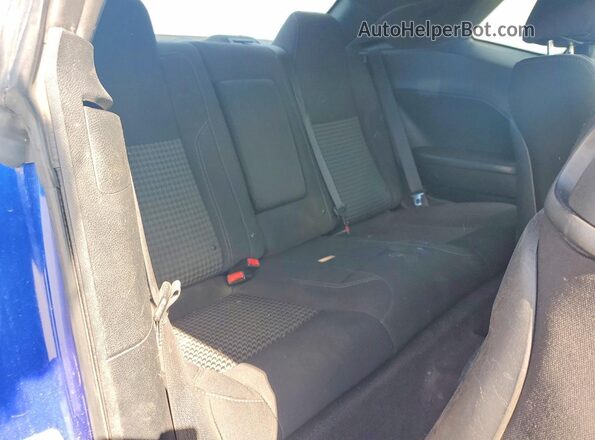 2C3CDZAG7JH172237 2018 DODGE CHALLENGER Синий Вид задней части салона