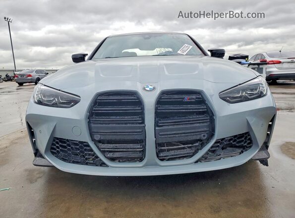 WBS33AY07NFM37814 2022 BMW M3 Gray Հետևի տեսք