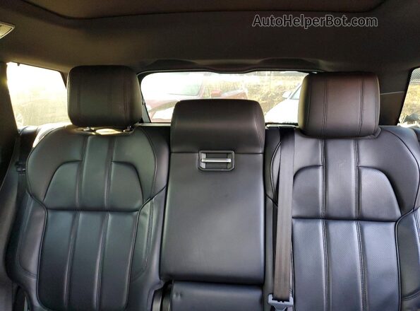 SALWR2VF6GA632426 2016 LAND ROVER RANGE ROVER Black Widok wnętrza z tyłu