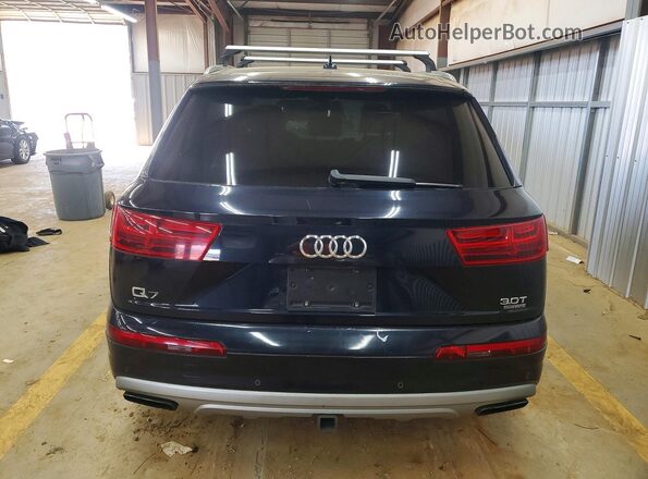 WA1LAAF76HD035161 2017 AUDI Q7 Blue Вид салону спереду