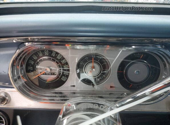 117375N160770 1965 CHEVROLET NOVA Blue ხელსაწყოთა პანელის ხედი