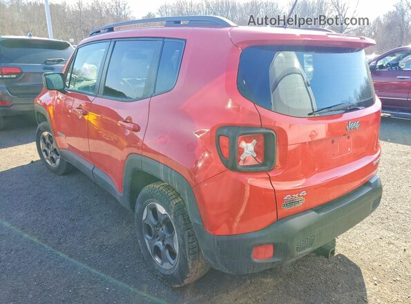ZACCJBAT5GPD89575 2016 JEEP RENEGADE Red Trasero derecho