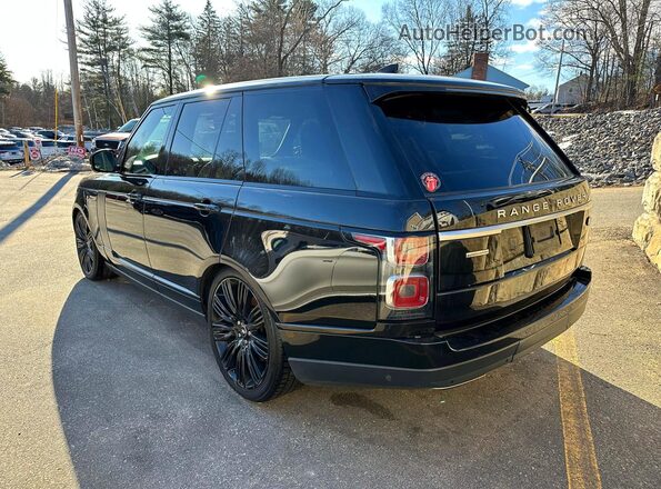 SALGS2SE0LA574568 2020 LAND ROVER RANGE Черный Задняя правая четверть