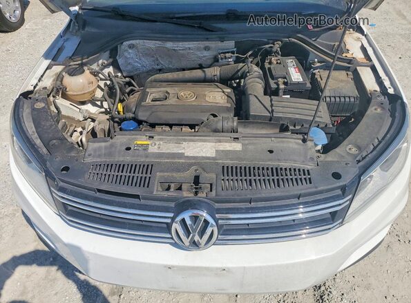 WVGAV7AX7HK017674 2017 VOLKSWAGEN TIGUAN White Vista de la etiqueta del VIN