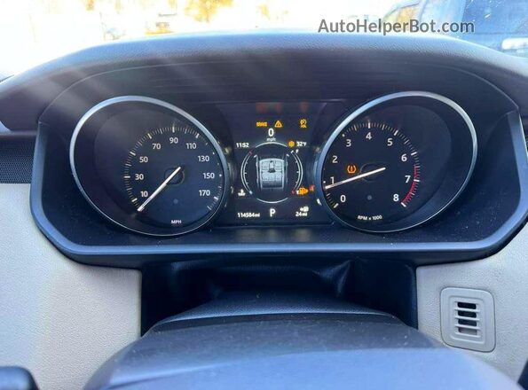 SALWR2VF4GA649550 2016 LAND ROVER RANGE Белый Вид щитка приборов