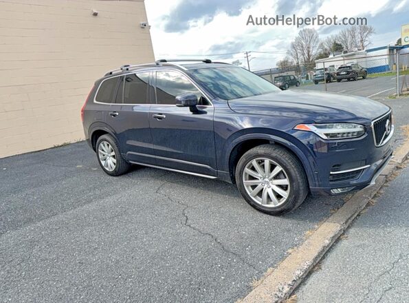 YV4A22PK2G1090674 2016 VOLVO XC90 Синий Задняя левая четверть