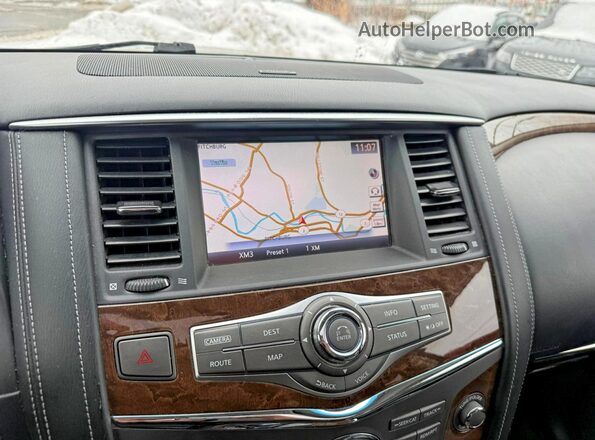 JN8AZ2NE9H9154342 2017 INFINITI QX80 Черный Панорамный вид салона 360°