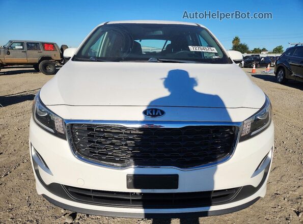 KNDMB5C1XK6549766 2019 KIA SEDONA White Вид ззаду