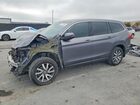 2021 Honda Pilot Ex Gray vin: 5FNYF5H3XMB040302