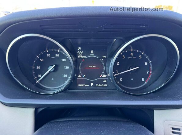 SALRG2RV6K2412081 2019 LAND ROVER DISCOVERY Черный Вид щитка приборов