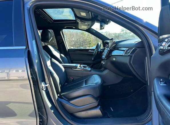 4JGDA5HB1HA844695 2017 MERCEDES-BENZ GLE Серый Вид задних сидений