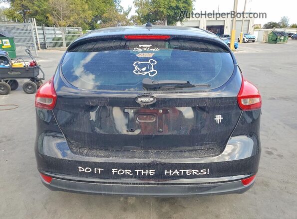 1FADP3K2XGL393601 2016 FORD FOCUS Черный Вид сзади