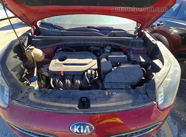 KNDPM3AC7J7453375 2018 KIA SPORTAGE Red Vista del salpicadero