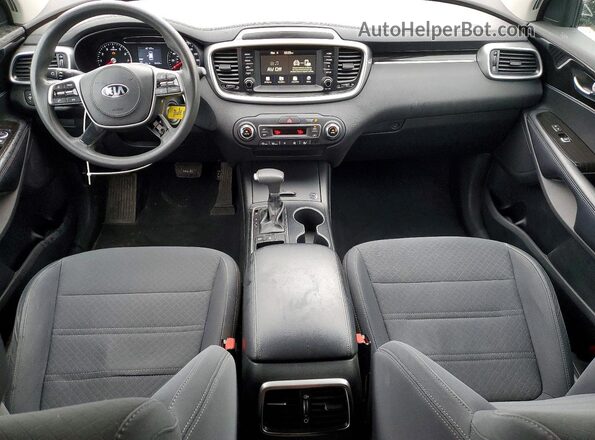 5XYPGDA51KG521656 2019 KIA SORENTO Серебряный Вид щитка приборов