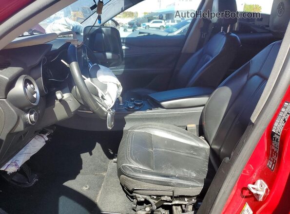 ZASFAKAN3J7B81138 2018 ALFA ROMEO STELVIO Красный Вид панели приборов