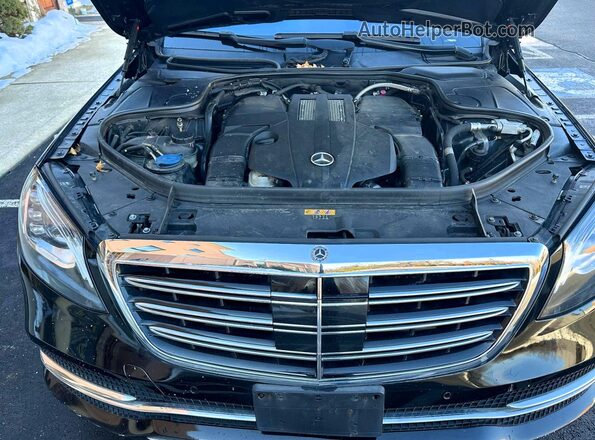 WDDUG6EB4KA439487 2019 MERCEDES-BENZ S-CLASS Black Առջևի վահանակի տեսք