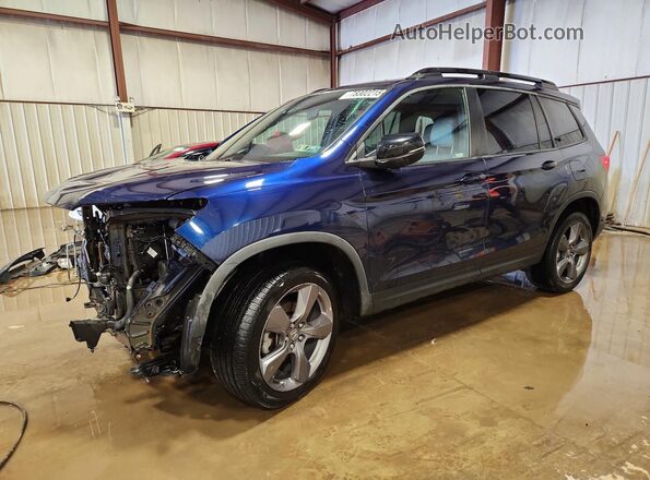 5FNYF8H95KB001295 2019 HONDA PASSPORT Синий Задняя левая четверть