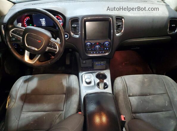 1C4RDJAG2HC950951 2017 DODGE DURANGO Черный Вид щитка приборов