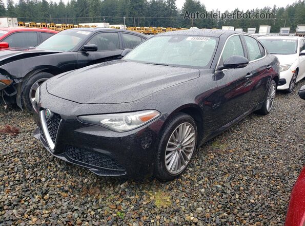 ZARFAEEN5H7542597 2017 ALFA ROMEO GIULIA Black Vista tres cuartos delantera izquierda