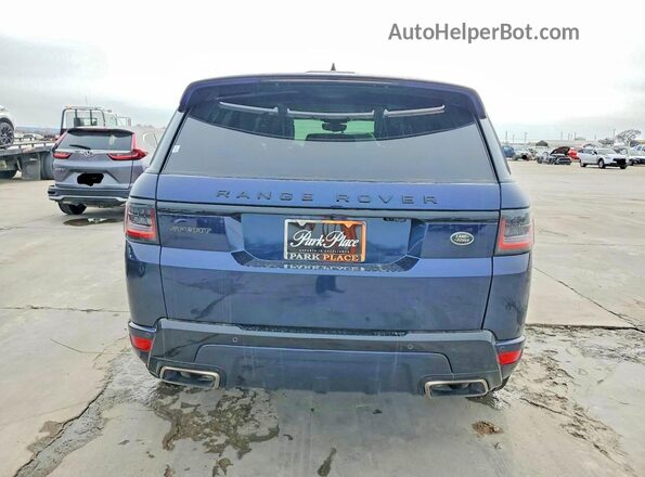 SALWV2SV9KA419339 2019 LAND ROVER RANGE ROVER Blue წინა სალონის ხედი