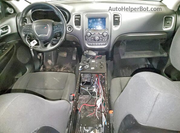 1C4RDJFG2KC645448 2019 DODGE DURANGO Black Widok zestawu wskaźników