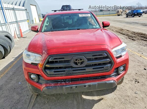 5TFSX5EN7GX045525 2016 TOYOTA TACOMA Red Դիմացի տեսք