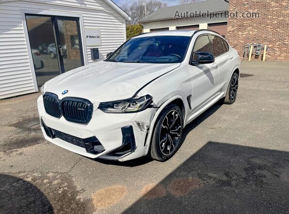 5YM23EC07N9K48359 2022 BMW X4 Белый Задняя левая четверть