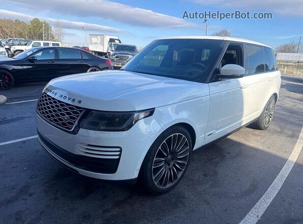 SALGS5RE9KA537606 2019 LAND ROVER RANGE ROVER White უკანა მარცხენა