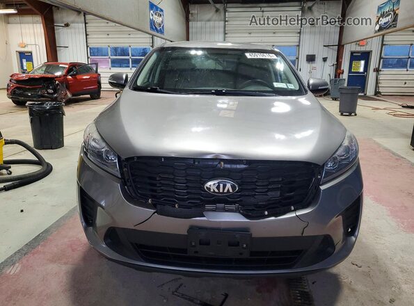 5XYPG4A56KG446582 2019 KIA SORENTO Серебряный Вид сзади