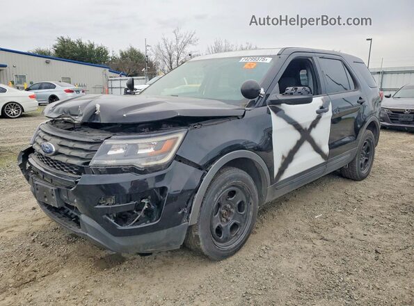 1FM5K8AR0JGC18195 2018 FORD FORD EXPLORER Black Front left