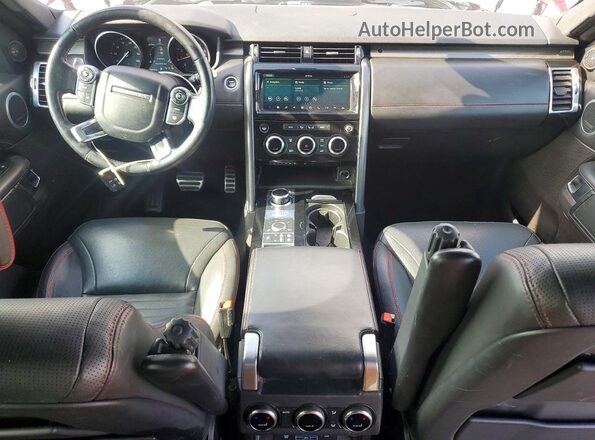 SALRRBBV5HA025671 2017 LAND ROVER DISCOVERY Red Вид щитка приладів