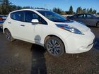 2016 Nissan Leaf Sv White vin: 1N4BZ0CP9GC312422