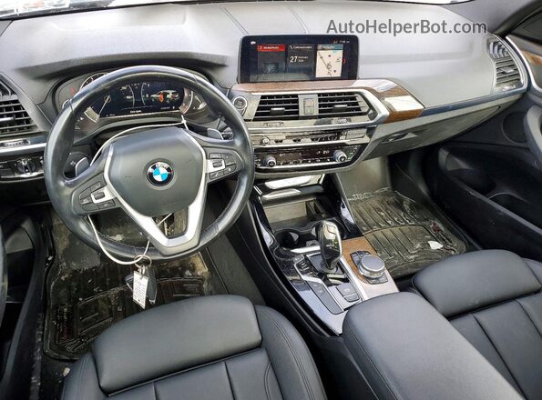 5UXTR9C59KLD94423 2019 BMW X3 Черный Вид щитка приборов