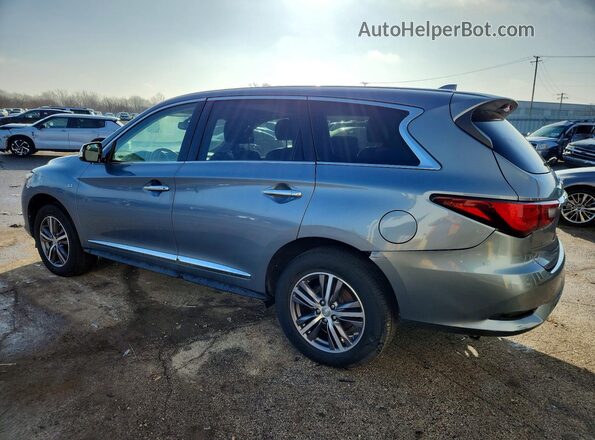 5N1DL0MM1JC525313 2018 INFINITI QX60 Синий Задняя правая четверть