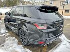 2020 Land Rover Range Rover Sport Hse Черный vin: SALWR2SUXLA714513