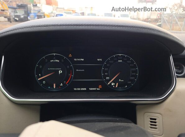 SALGS3EF1GA274604 2016 LAND ROVER RANGE ROVER Черный Вид щитка приборов