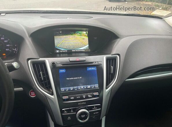 19UUB1F30LA007484 2020 ACURA TLX Gray Widok zestawu wskaźników