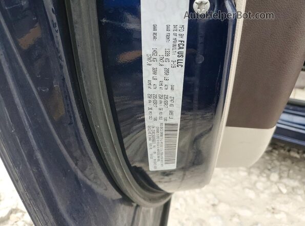 2C4RC1BG2KR666171 2019 CHRYSLER PACIFICA Синий 